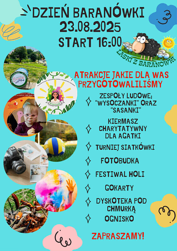 Elbląg 🎉 Koło Gospodyń Wiejskich LASKI z Baranówki serdecznie zaprasza na Dni Baranówki 2025! 🎶W