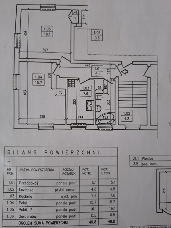 Elbląg Sprzedam mieszkanie 2 pokojowe w kamienicy z garażem w ogródku