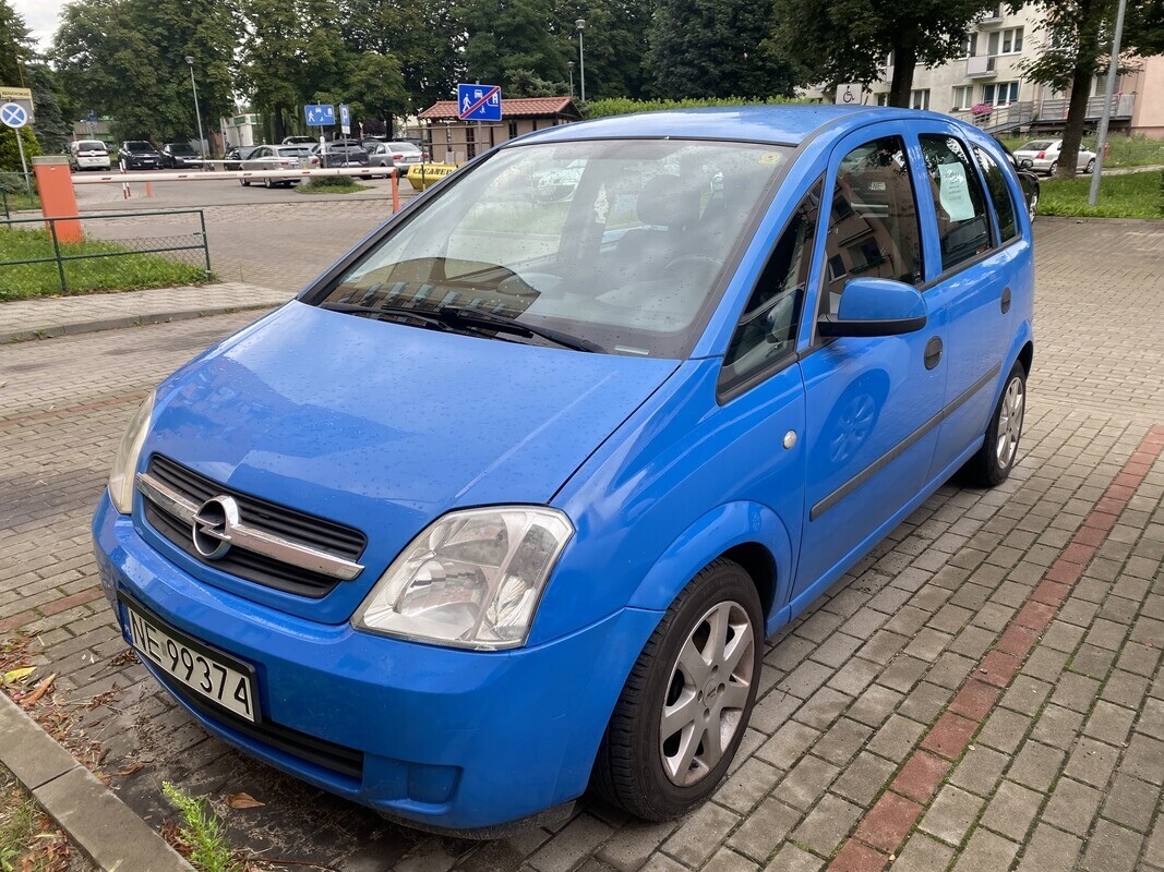 Elbląg Opel Meriva 1.6 benzyna, 2003 rok produkcji, sprawna klimatyzacja, Samochód ogólnie w stanie dobrym. Cena do
