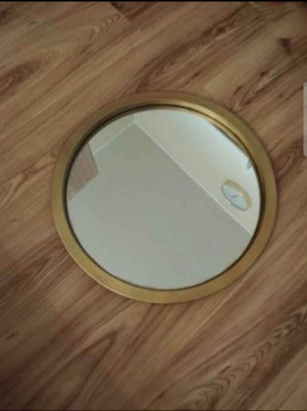 Elbląg Lustro okrągłe rama metalowa 20 zł