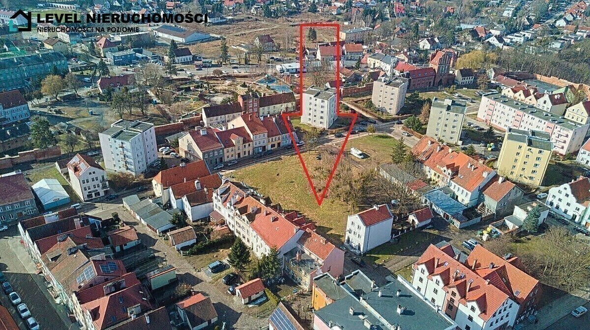 Elbląg LEVEL NIERUCHOMOŚCIDziałki, Pasłęk, starówkaul. Apteczna 1199m2 NIERUCHOMOŚCI NA POZIOMIE