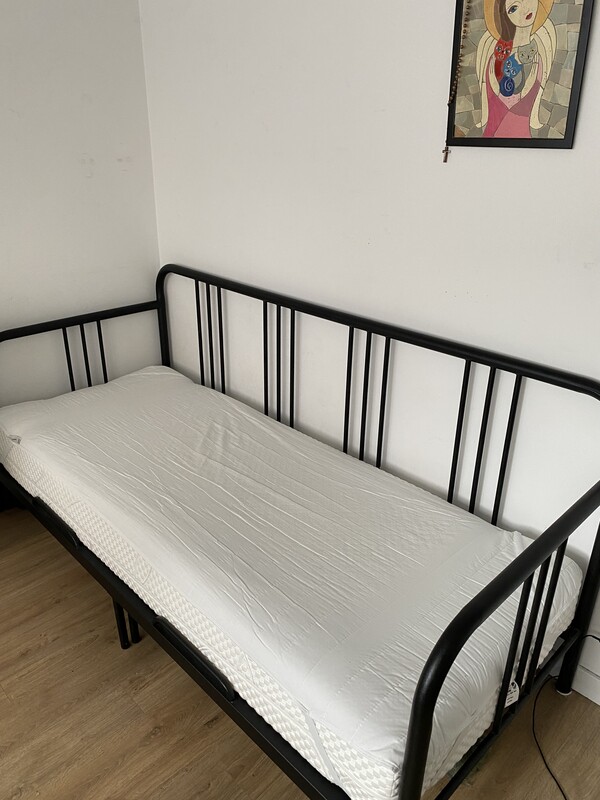 Elbląg Łóżko FYRSEDAL 80x200 IKEA + Materac M& K Foam Koło Amerika Multipocket H3