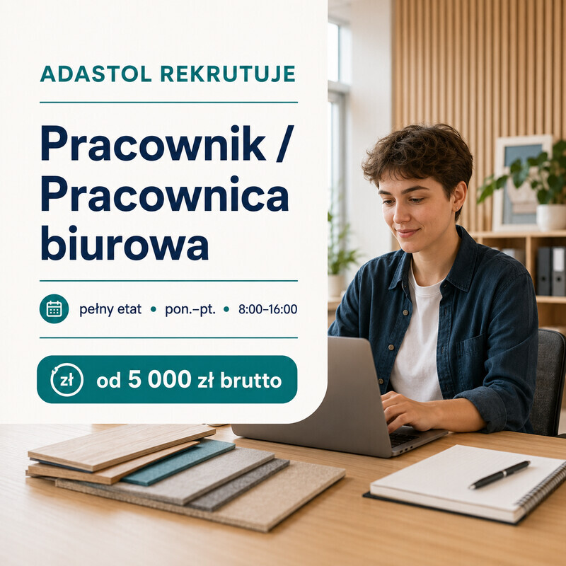Elbląg Pracownik / Pracownica biurowa – Junior Projektant / Projektantka