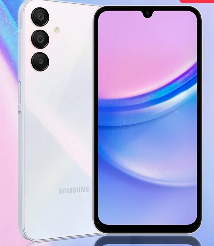 Elbląg Sprzedam Samsung A15 Srebrny, 2letni, Stab Bdb, 4/128GB, 6,5 super Amoled, bateria 5000mah, Posiadał Etui i