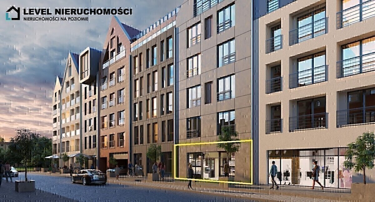 Elbląg LEVEL NIERUCHOMOŚCI Lokal handlowo-usługowy na starówce90,32m2ul. Bednarska NIERUCHOMOŚCI NA POZIOMIE