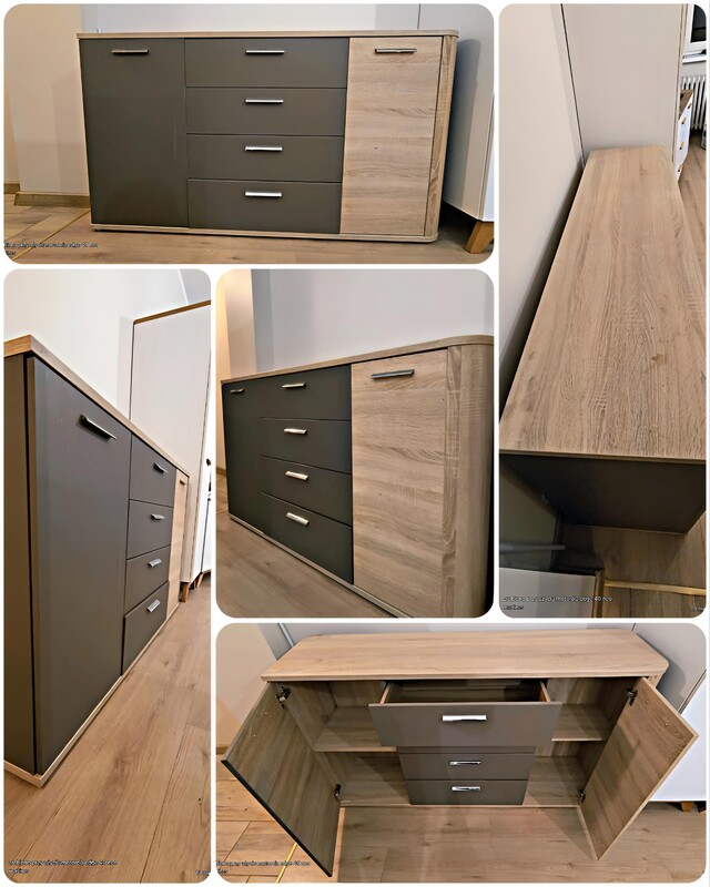 Elbląg Sprzedam meble komoda + wersalka, transport we własnym zakresie