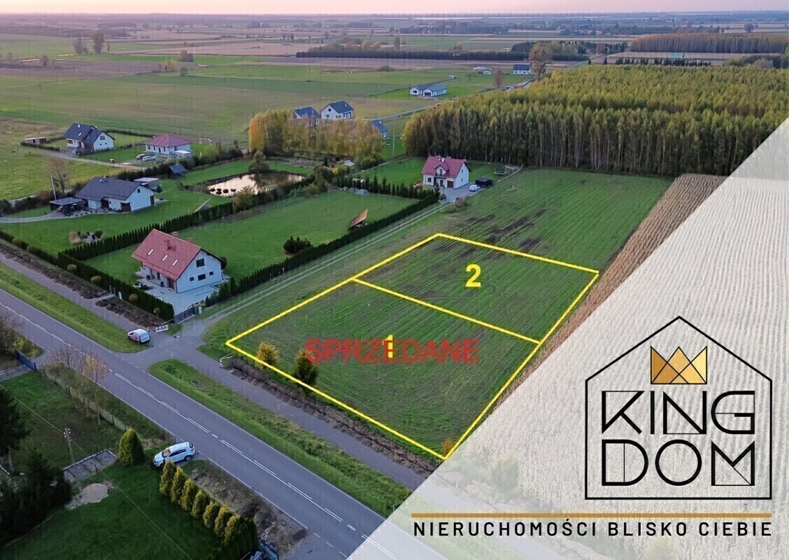 Elbląg KINGDOM NIERUCHOMOŚCI BLISKO CIEBIENA SPRZEDAŻ DWIE ATRAKCYJNE DZIAŁKI POD ZABUDOWĘ DOMU JEDNORODZINNEGOW
