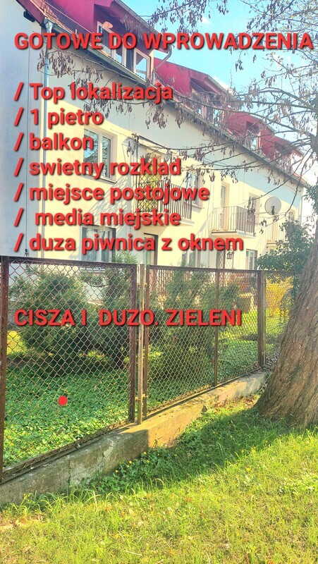 Elbląg SPRZEDAZ BEZPOSREDNIA. OD WLASCICIELA
Centrum miasta, a jednocześnie cisza I mnóstwo zieleni
Balkon 
1