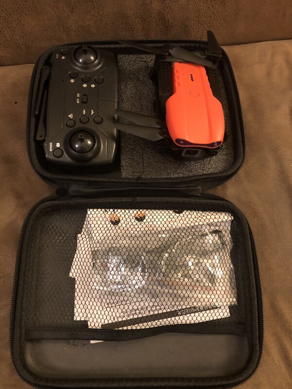 Elbląg Dzisiaj wystawiam drona. Fold Drone. Dron koloru pomarańczowego, używany zaledwie 3x. Okazja!