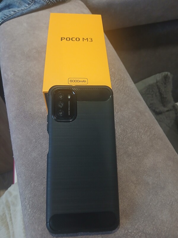 Elbląg Sprzedam POCO M3 4/128 GB czarny, stan bdb. Telefon z wbudowanym radiem i potężną baterią 6000 mAH. Telefon z