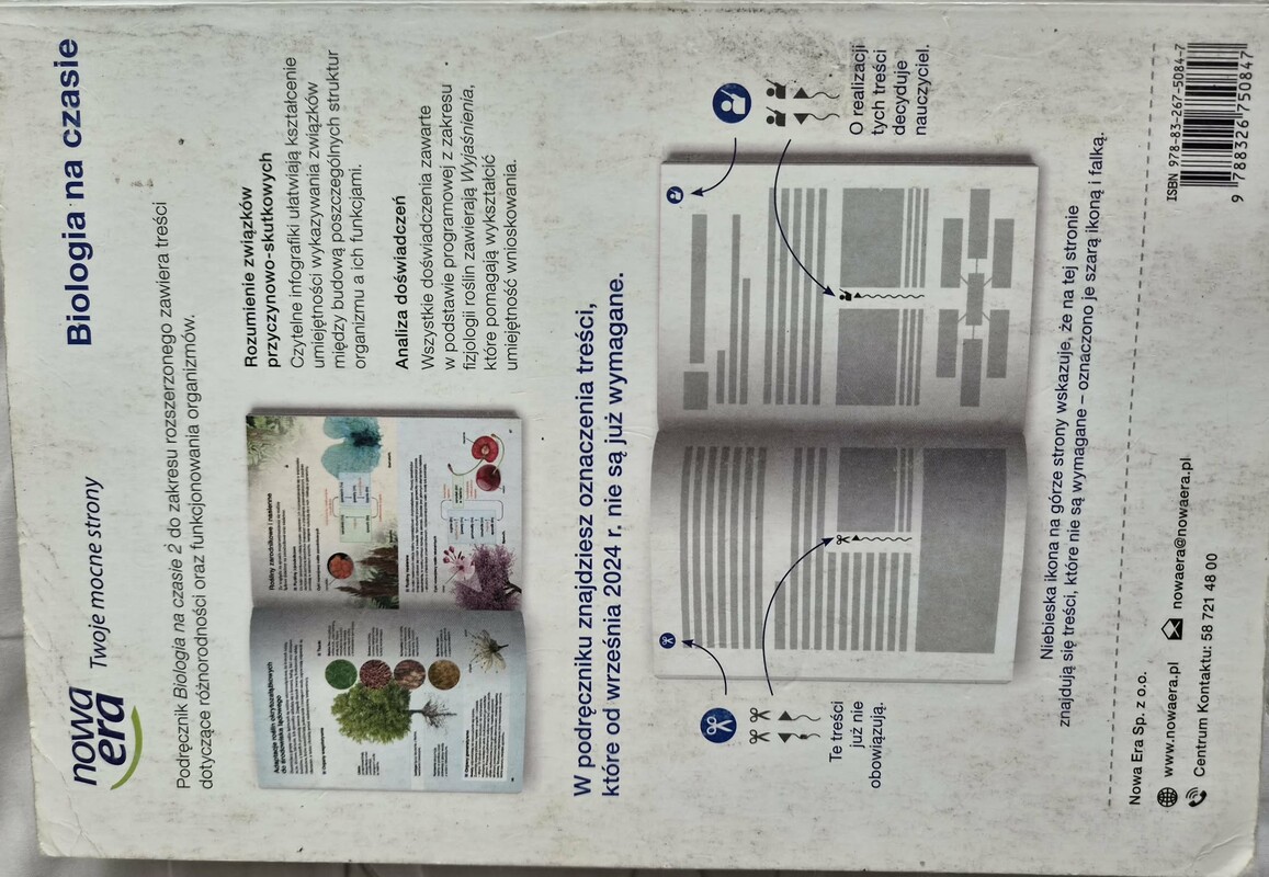 Elbląg Sprzedam podręcznik do biologii Biologia na czasie 2 z Zakresem rozszerzonym.
Jest to edycja z 2024 roku,