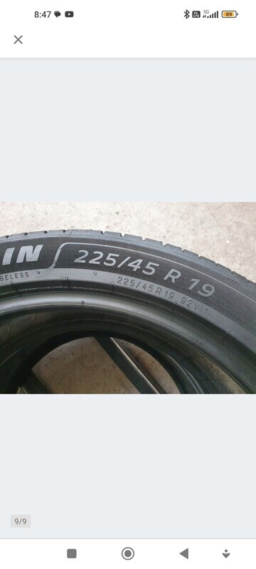 Elbląg Opony 225/45r19 Michelin przejechały zaledwie 1000 km opony są nowe