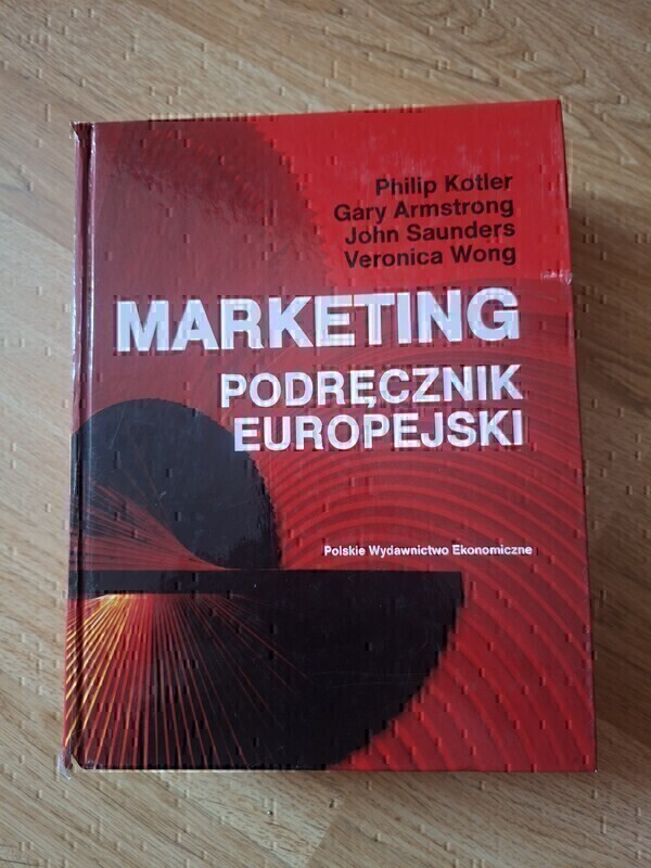 Elbląg Marketing europejski podręcznik. Używany, syn płacił za niego 160 zl Przydatny na wydziałach ekonomii i