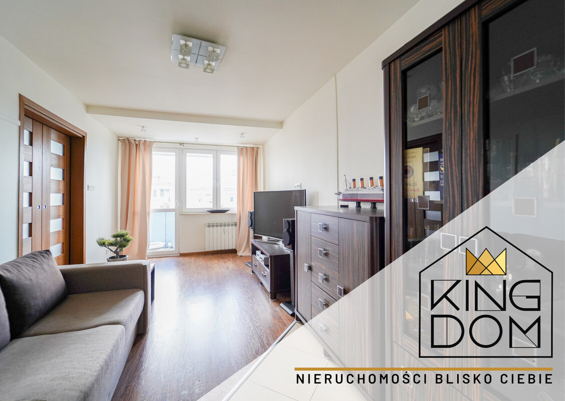 Elbląg KINGDOM NIERUCHOMOŚCI BLISKO CIEBIE FUNKCJONALNE 2-POKOJOWE MIESZKANIE Z JADALNIĄ I BALKONEMSPRZEDAWANE Z