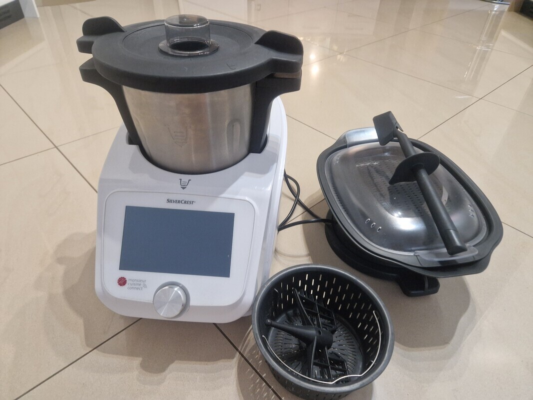 Elbląg Sprzedam robota kuchennego SilverCrest Monsieur Cuisine Connect SKMC 1200 E5.Sprzęt jest w bardzo dobrym