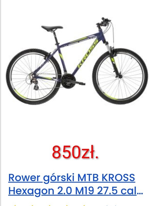 Elbląg Rower Kross 27,5 * trzeci sezon, mało używany ! Stoi od roku bo mieszkam za granicą, będąc przelotem wystawiam