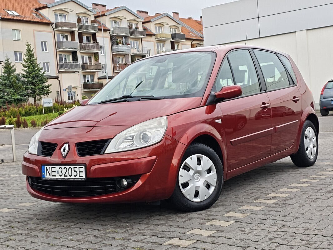 Elbląg Renault Scenic 2008 rok1.6 benzyna 112 KMStan bardzo dobryZadbanyMały przebieg