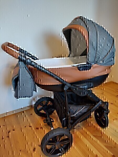 Elbląg Sprzedam wózek Camarelo Baleo 3w1.Używany przez jedno dziecko. Stan bardzo dobry-wózek i akcesoria bardzo