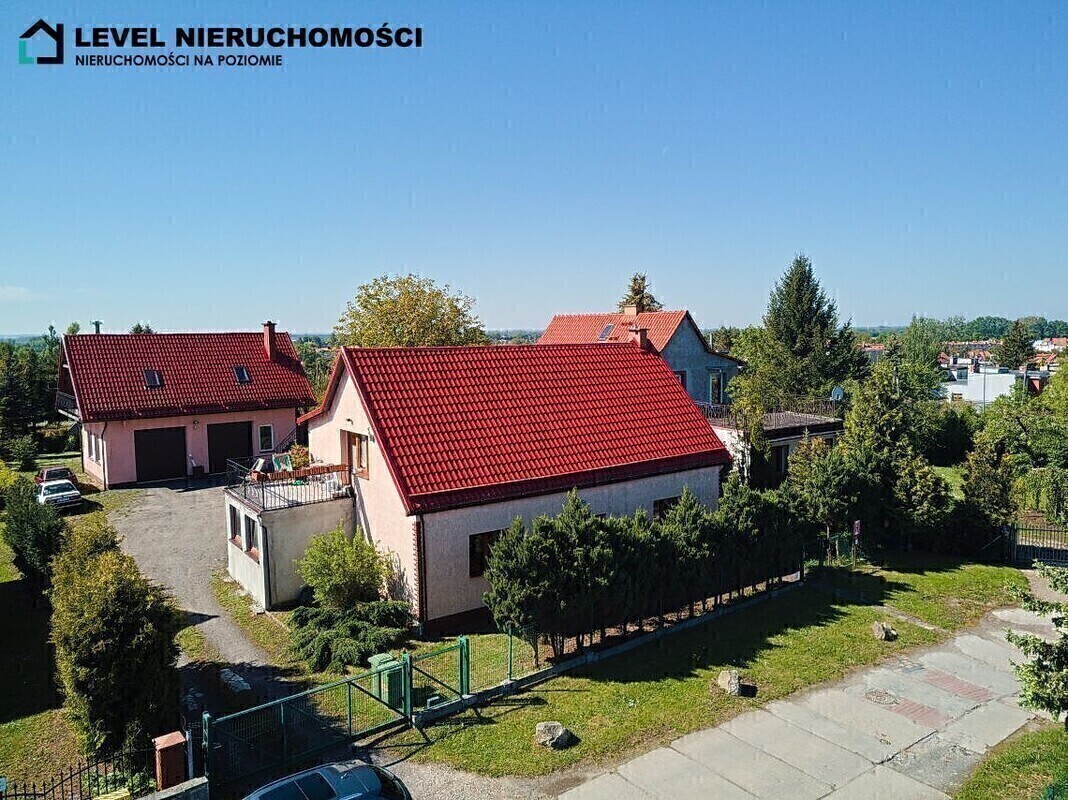 Elbląg LEVEL NIERUCHOMOŚCI Dom, warsztat na dużej działce w mieście Zabudowa 257m2,działka