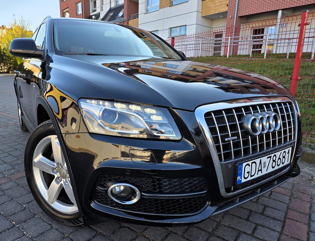 Elbląg Audi Q5 Lift&nbsp; 2.0TDI&nbsp; Quatro 170km 2010Rok Idealny Stan Bardzo Bogata Opcja S-LINE-Pół Skórzane