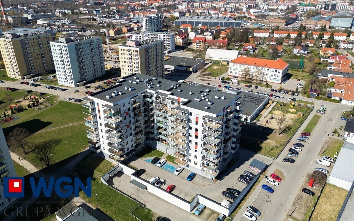 Elbląg Elbląg ELTOWER ul. Mielczarskiego 49 Nowoczesne dwupokojowe mieszkanie z dużym tarasemNowoczesność,