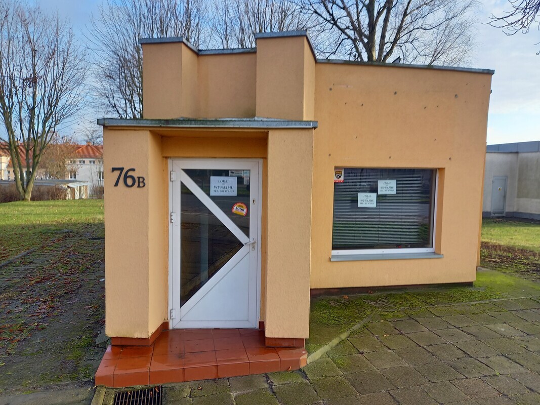 Elbląg DO&nbsp; WYNAJMU &nbsp; BUDYNEK&nbsp; USŁUGOWO &ndash; HANDLOWY&nbsp; Ul. PŁK. DĄBKA 76 B&nbsp; &nbsp; o&nbsp;