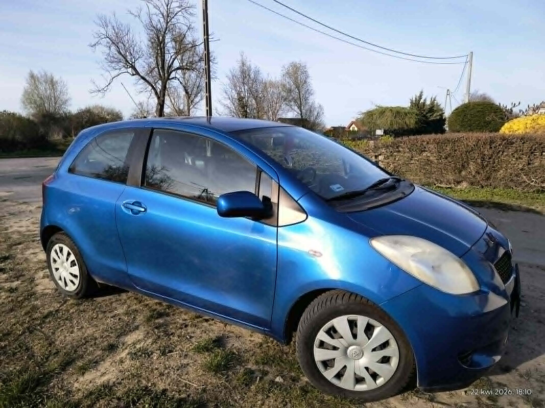 Elbląg Sprzedam Toyotę Yaris2008 stan techniczny dobry zadbany jeździła ostatnie kilka lat kobieta Dane pojazdu