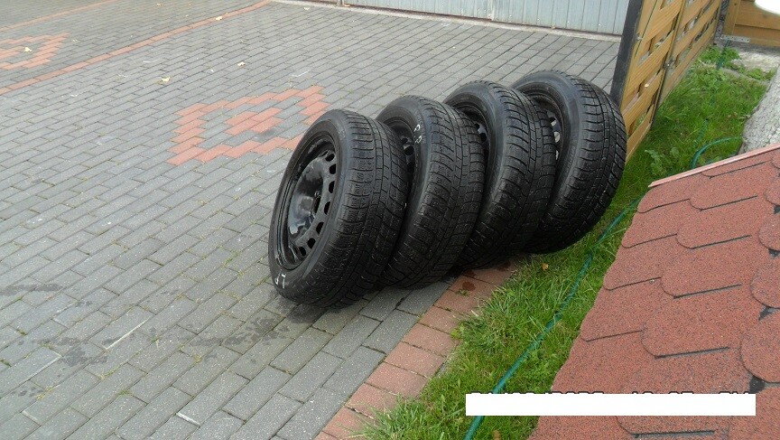 Elbląg Sprzedam koła zimowe 205 x55 x 16 passat audi w bardzo dobrym stanie.