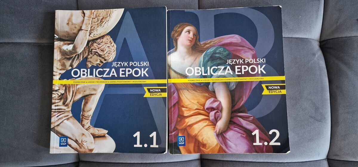 Elbląg Sprzedam podręczniki do klasy 1.Stan bardzo dobry, po jednym uczniu. Odbiór osobisty.
Oblicza epok Część 1.1