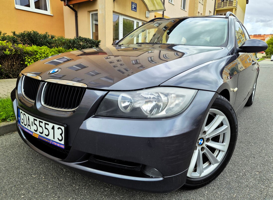 Elbląg BMW 3 E91 2,0Benzyna 130Km Bogata Wersja Wyposażenia 2007Rok -4XElektryczne Szyby Abs Sprawna Klimatyzacja