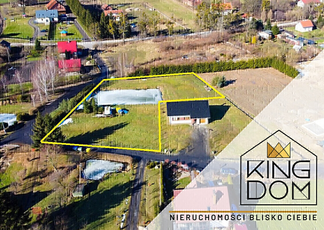 Elbląg KINGDOM NIERUCHOMOŚCI BLISKO CIEBIEDUŻA DZIAŁKA POD ZABUDOWĘ DOMU, ZE STAWEMNOWA WIEŚ POD PASŁĘKIEM