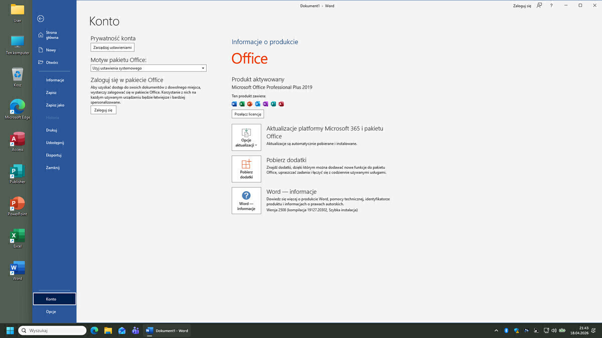 Elbląg Notebook 17 Dell XPS L702x i7-2670QM RAM8GB 256SSD 500HDD MS-Windows 11 Pro 64-bit + MS-Office Professional