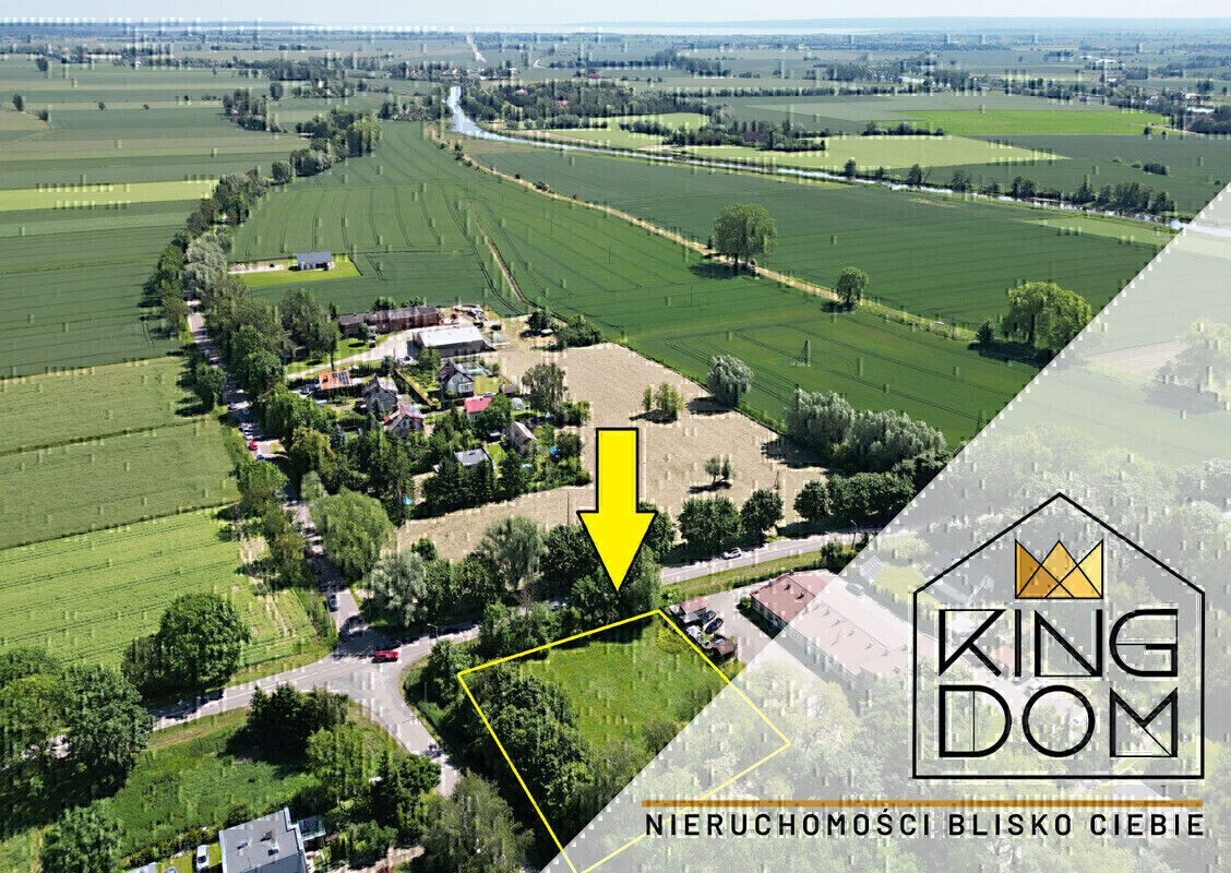 Elbląg KINGDOM NIERUCHOMOŚCI BLISKO CIEBIEDUŻA, ATRAKCYJNA DZIAŁKA INWESTYCYJNAZ WYDANYMI WARUNKAMI - POD ZABUDOWĘ