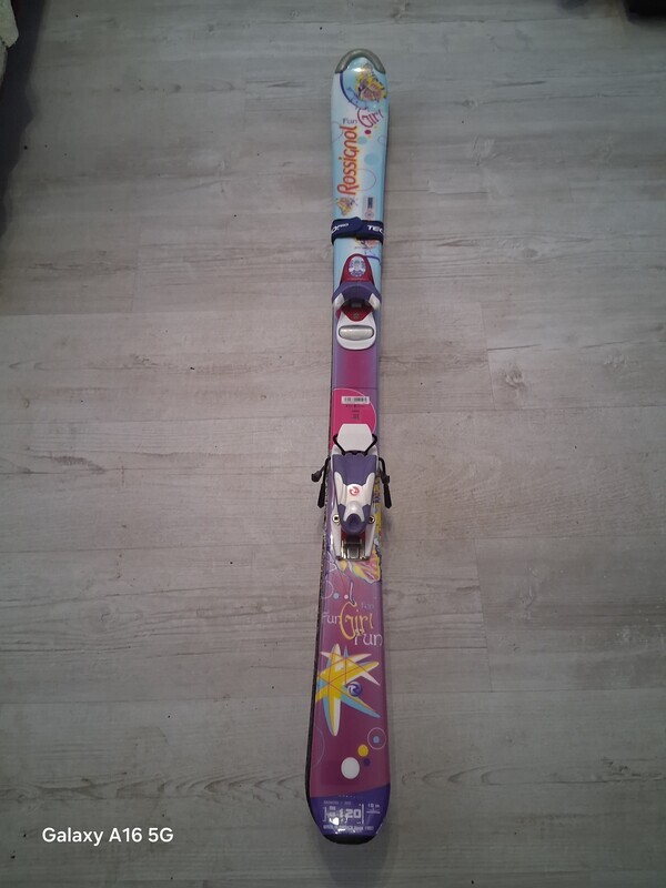 Elbląg Narty dla dziewczynek 120cm, mało używane. firmy rossignol