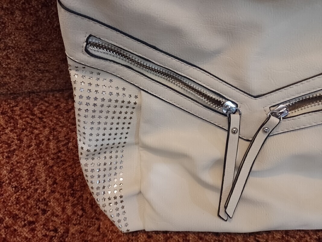 Elbląg Torebka damska beżowa stan bardzo dobry