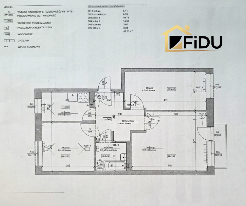 Elbląg ⭐&nbsp;⭐&nbsp;⭐&nbsp;⭐&nbsp;⭐FiDU Biuro Nieruchomości prezentuje:Mieszkanie