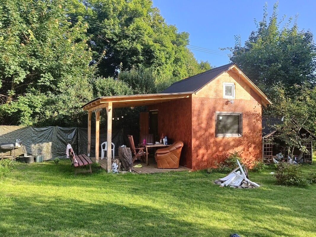 Elbląg Ogródek działkowy ROD z domkiem letniskowym