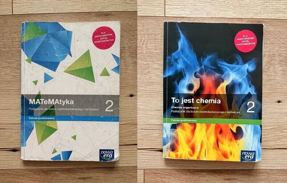 Elbląg Sprzedam podręczniki do szkoły średniej klasa 2:
1) To jest chemia 2,zakres podstawowy, nowa era - 10 zł
2)