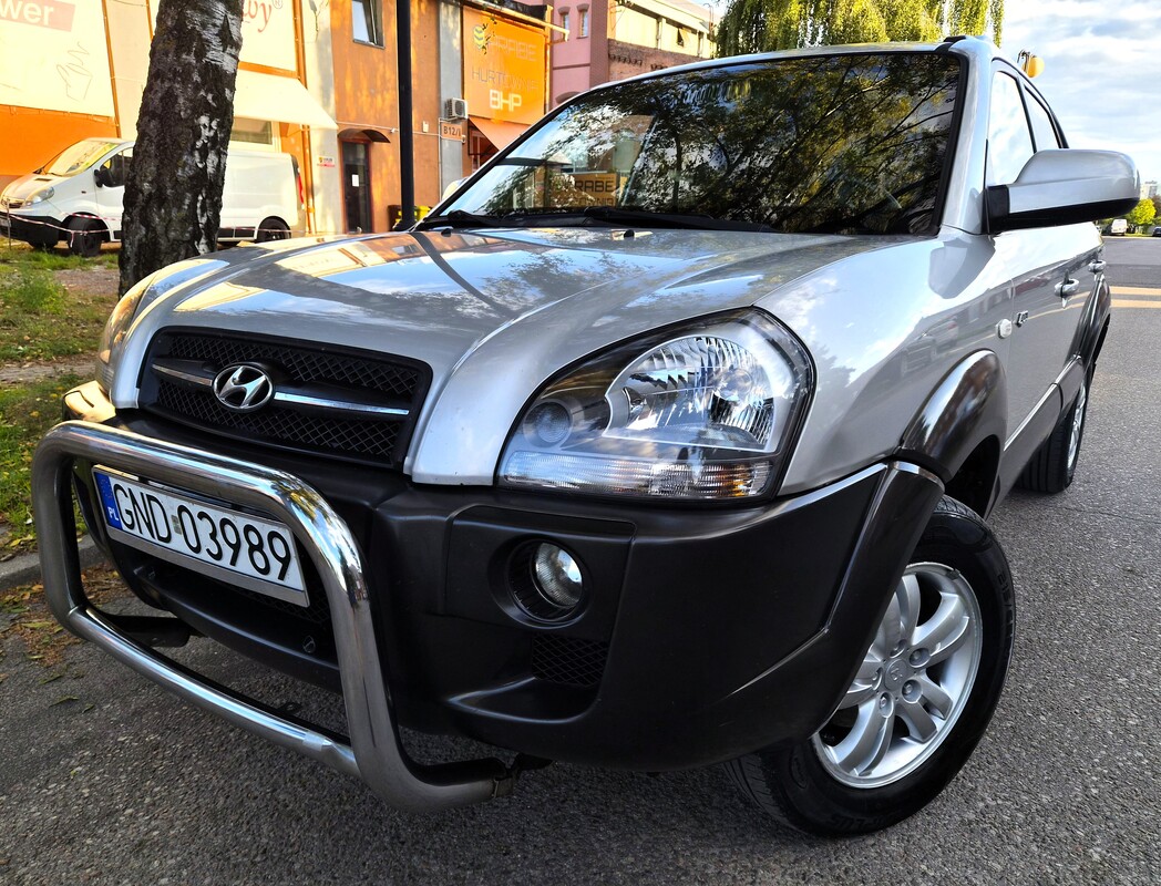 Elbląg HYUNDAY TUCSON 4X4 2,0CRDI 140km Bogata Wersja Wyposażenia 2008Rok-4x Elektryczne Szyby Abs Radio Nawigacja