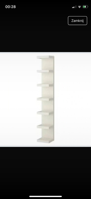 Elbląg kupie regal ikea lack 190x30cm