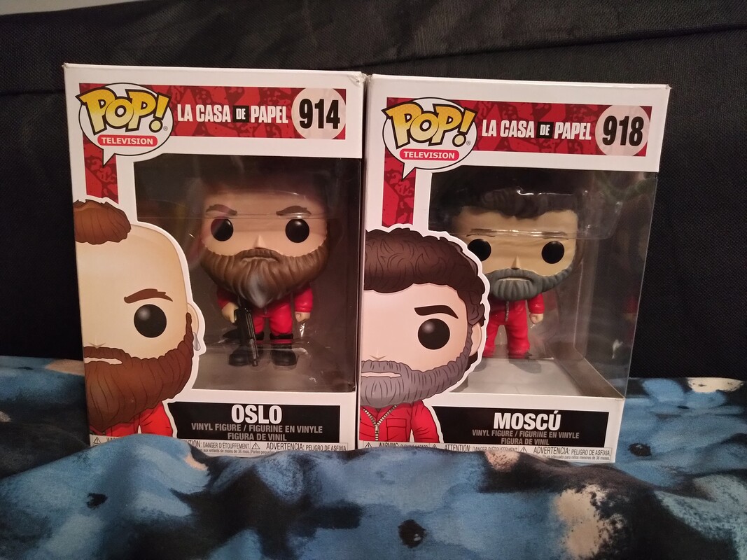Elbląg Sprzedam figurki Funko (wyciągane z pudełka) Dom z Papieru, stan jak na zdjęciach, odbiór osobisty,