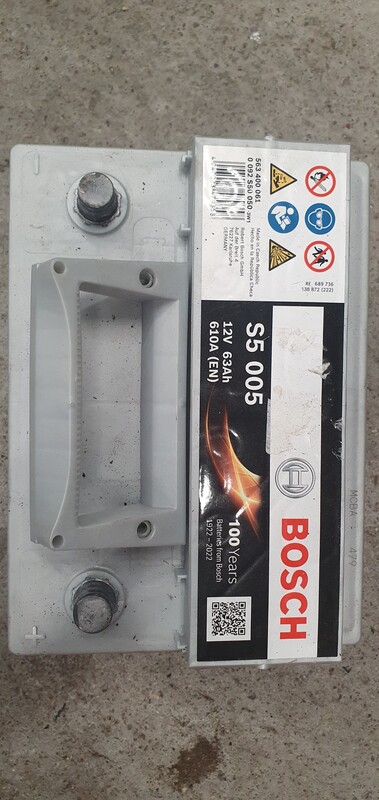 Elbląg Akumulator Bosch S5 005 12V 63Ah 610A – Stan BDB / Używany rok