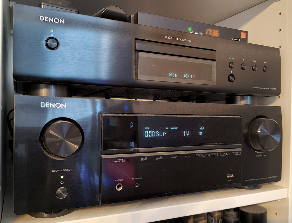 Elbląg Kino domowe DENON AVR-X1700H, CD DENON DCD-600NE, kolumny Indiana Line Tesi 561,241,761