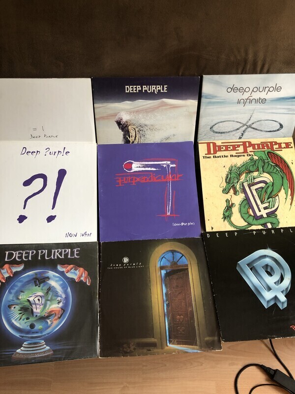 Elbląg Wysprzedaję swoją prywatną kolekcje płyt winylowych szanowanego zespołu Deep Purple. Płyty są w stanie niektóre