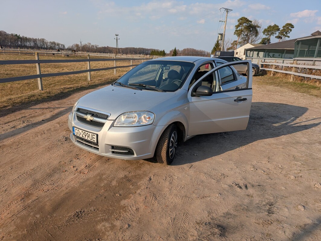 Elbląg Chevrolet aveo. 4 benzyna gaz 2007 250000km