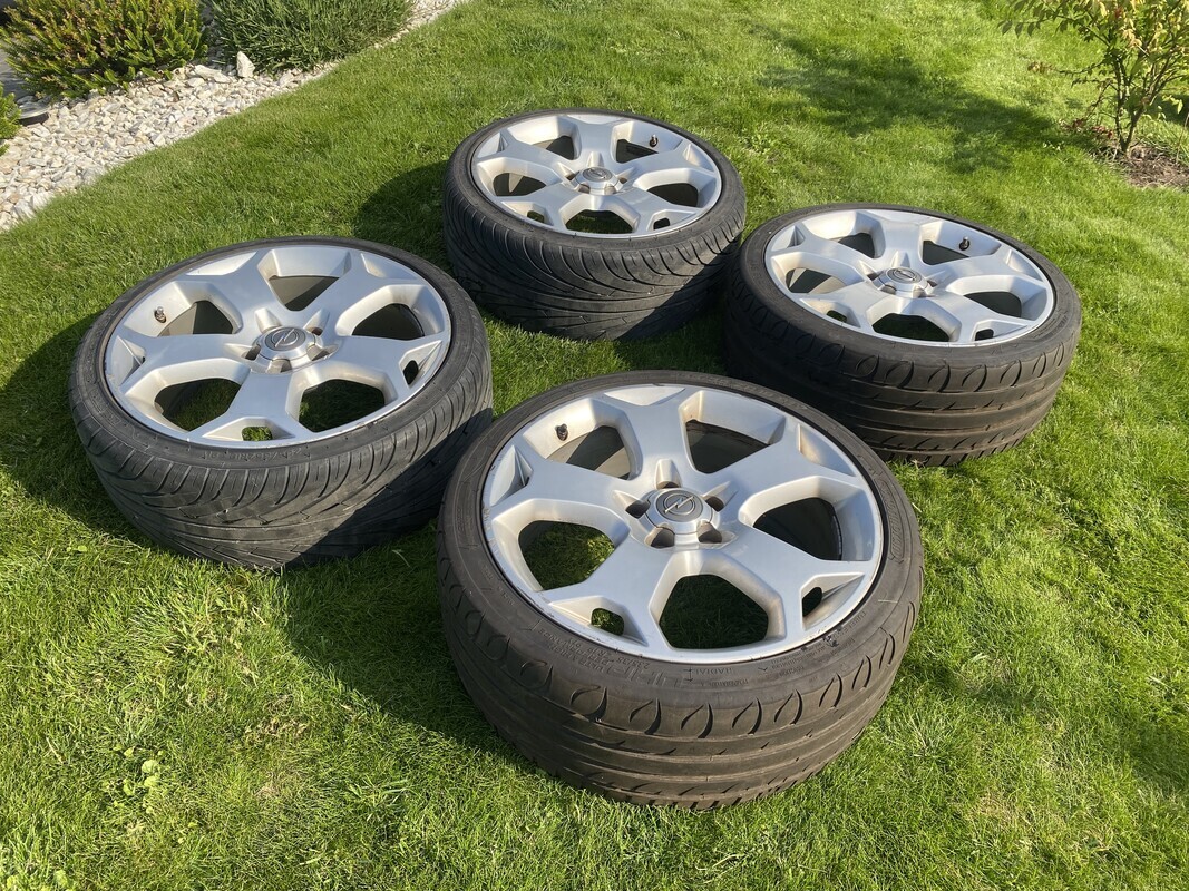 Elbląg ALUFELGI SNOWFLAKE FELGI 19 8J ET43 5X110 OPEL VECTRA C OPC SIGNUM 4SZT. Na felgach opony 235/35/19.