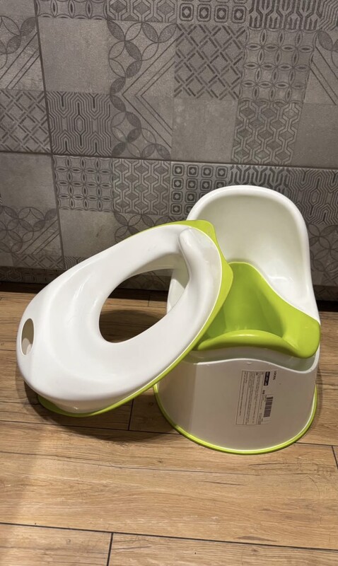 Elbląg Nocnik i nakładka marki Ikea, używane. Doskonałe rozwiązanie dla dzieci w trakcie nauki korzystania z nocnika.