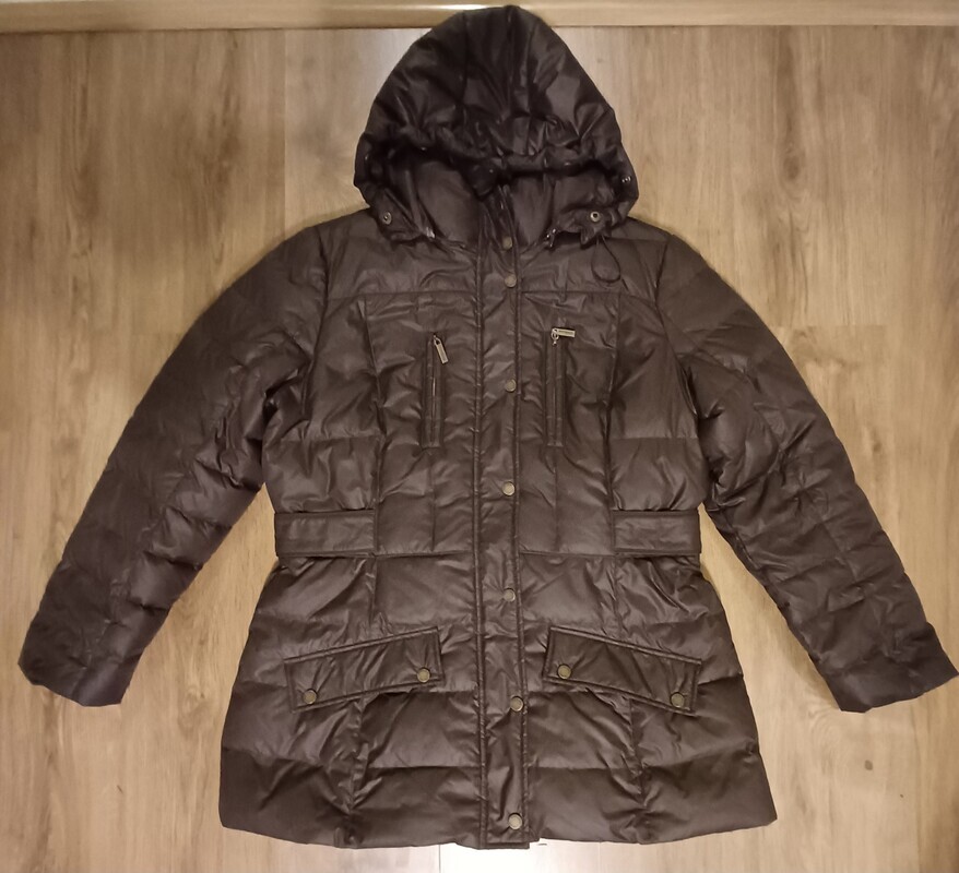 Elbląg Śliczna kurtka w kolorze czekoladowym firmy MARK ADAM NEW YORK rozmiar 44,stan idealny, wszystkie guziki i