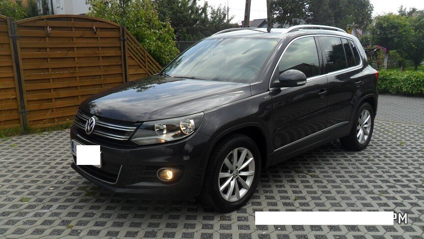 Elbląg Volkswagen Tiguan Model 2016 Diesel SUVPoj 2.0 tdi 110 k M Klimatyzacja automatyczna Podgrzewane fotele Alu