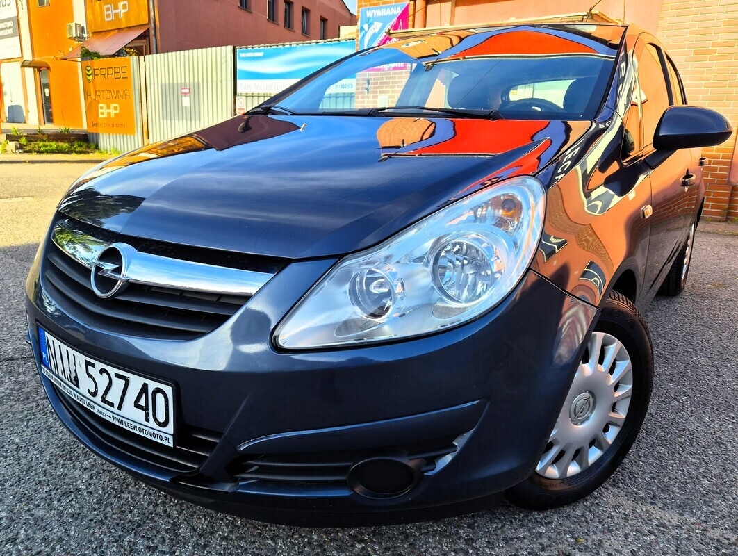 Elbląg Opel Corsa Lift 1,2Benzyna 80Km 2008Rok Nowy Rozrząd Łańcuszek z Pompą Oleju-Sprawna Klimatyzacja